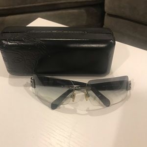 Versace sunglasses, GUC, black